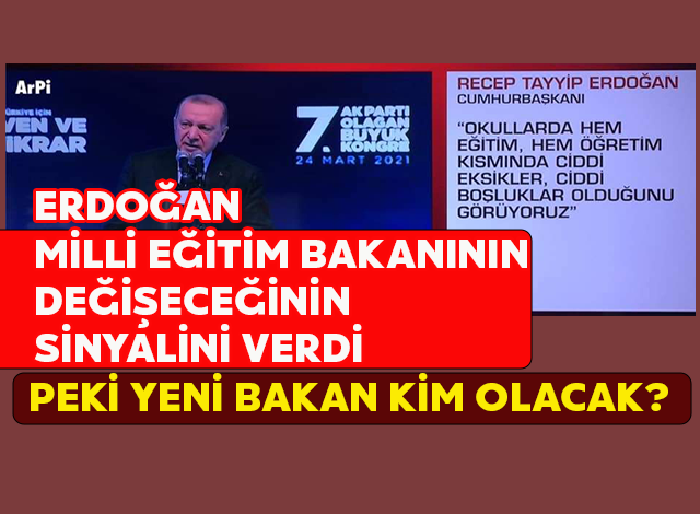 Erdogan Milli Egitim Bakaninin Degiseceginin Sinyalini Verdi Peki Yeni Bakan Kim Olacak Mektepli Gazete